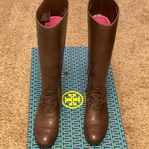 Tory Burch Knee High Miller Pull On Boots